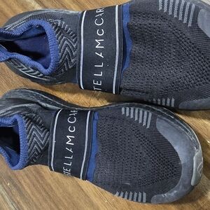 Adidas by Stella McCartney Black and Blue Athletic Shoes